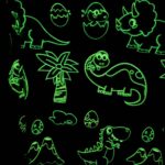 Dinosaur Glow In The Dark Blanket