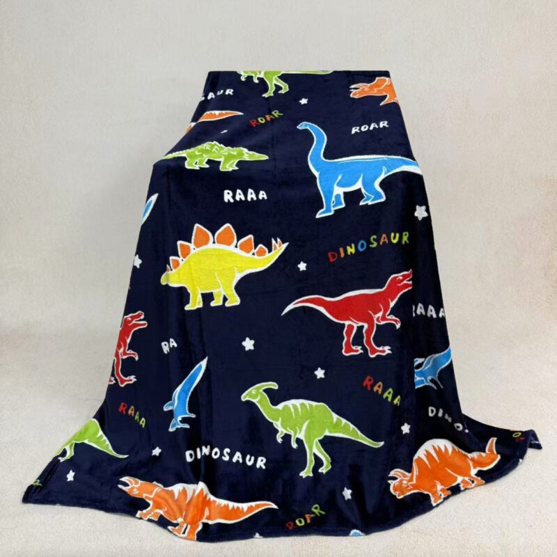 Glow in the Dark Dinosaur Blanket