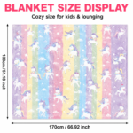 Glow In The Dark Unicorn  Blanket - Image 6