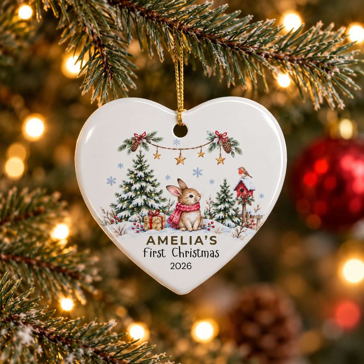 Christmas Ornaments Baby's First | Personalized Keepsake - Image 3