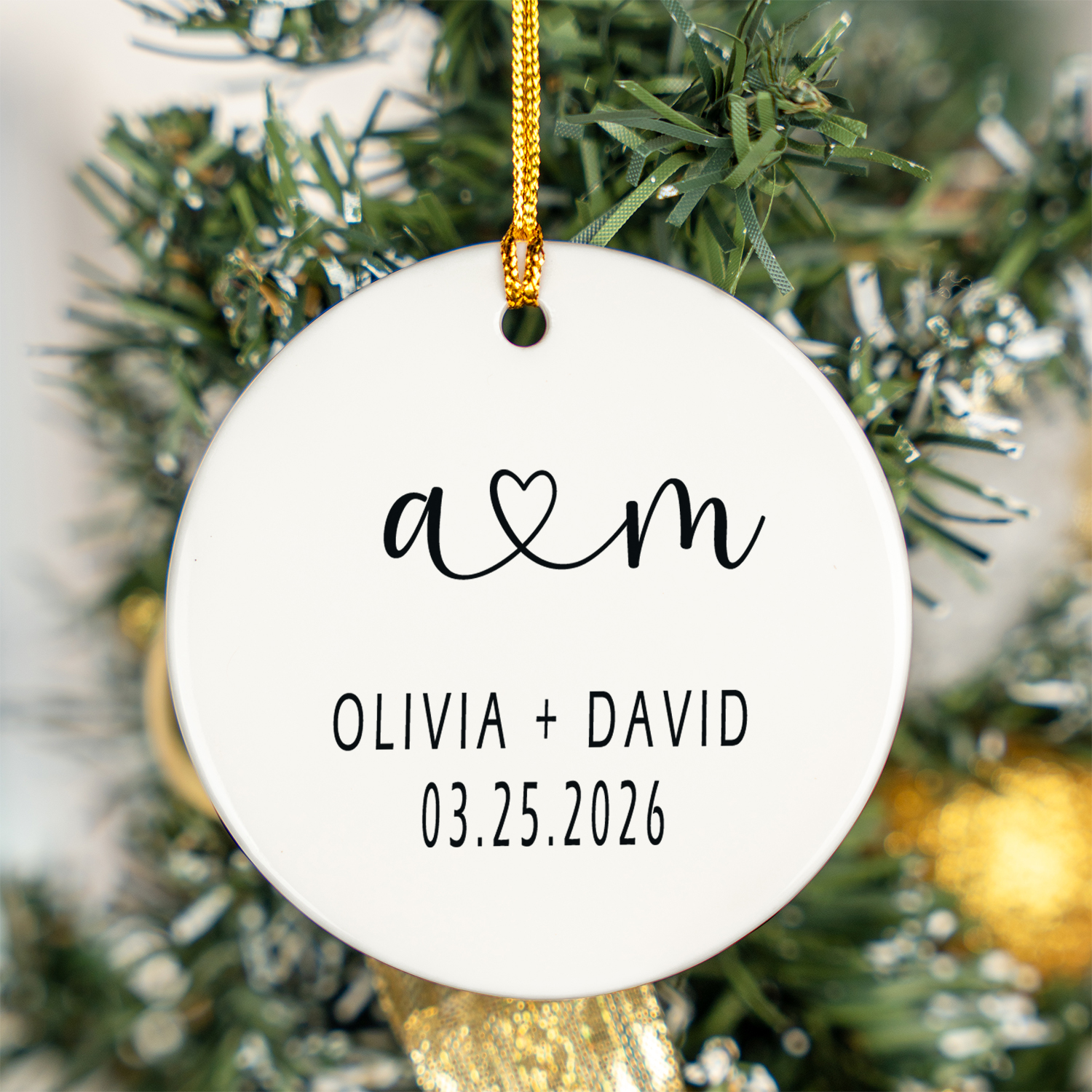 Couple Ornaments