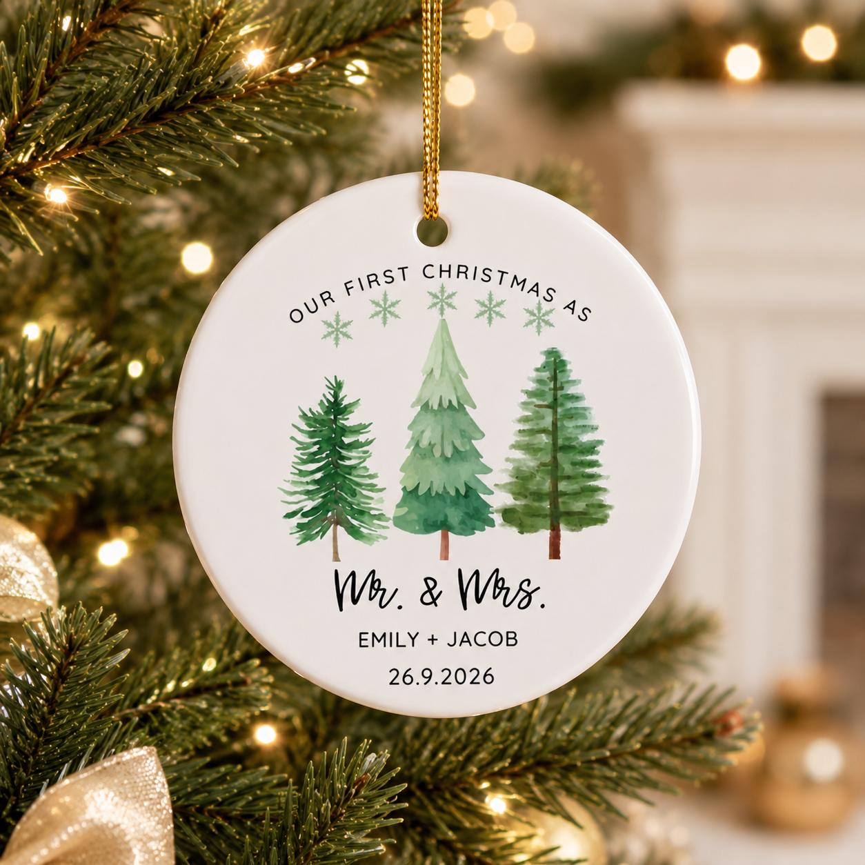 Couple Ornaments