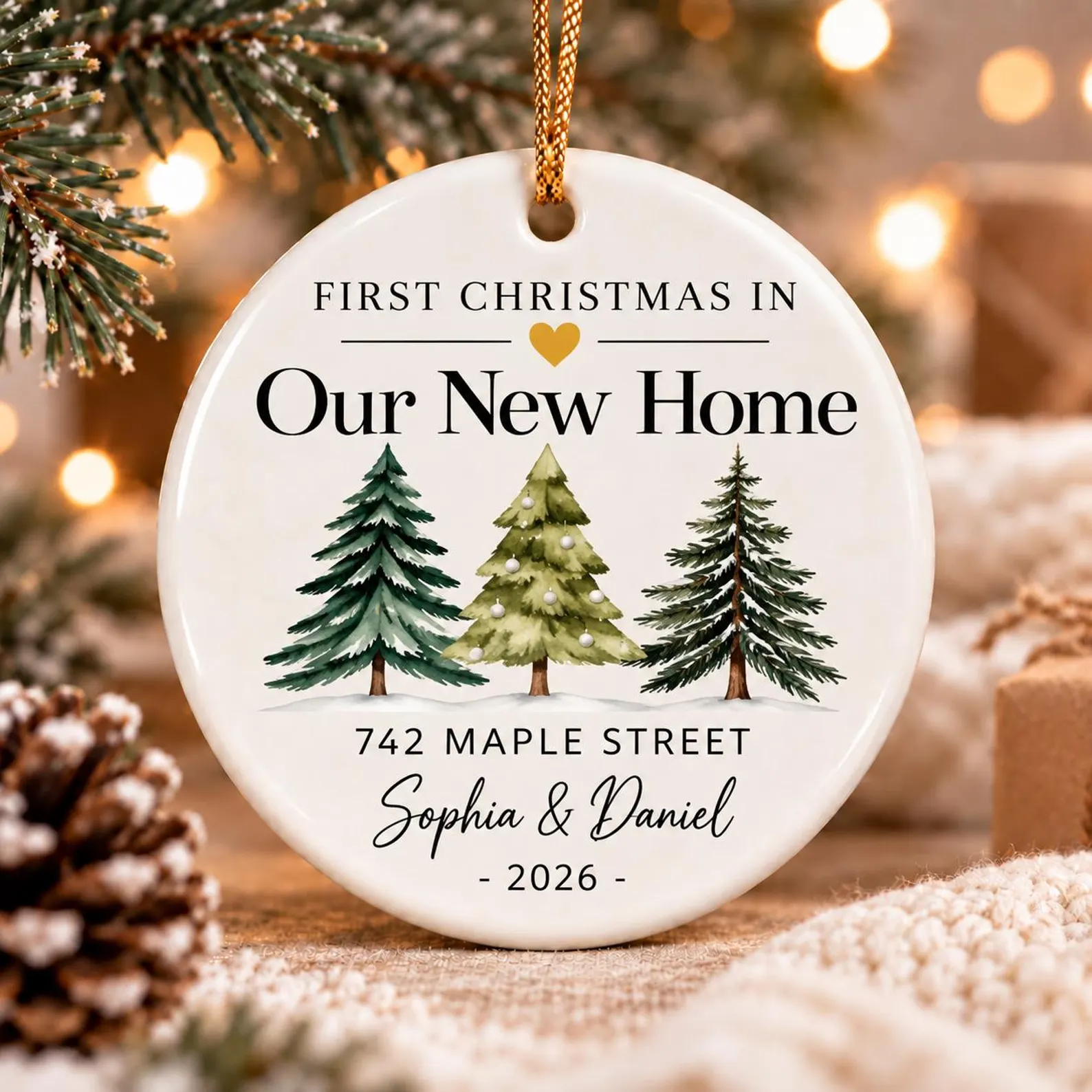 First Christmas New Home Ornament