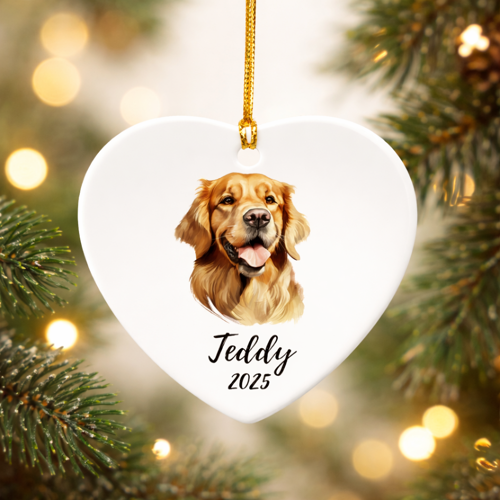 Golden Retriever Ornament