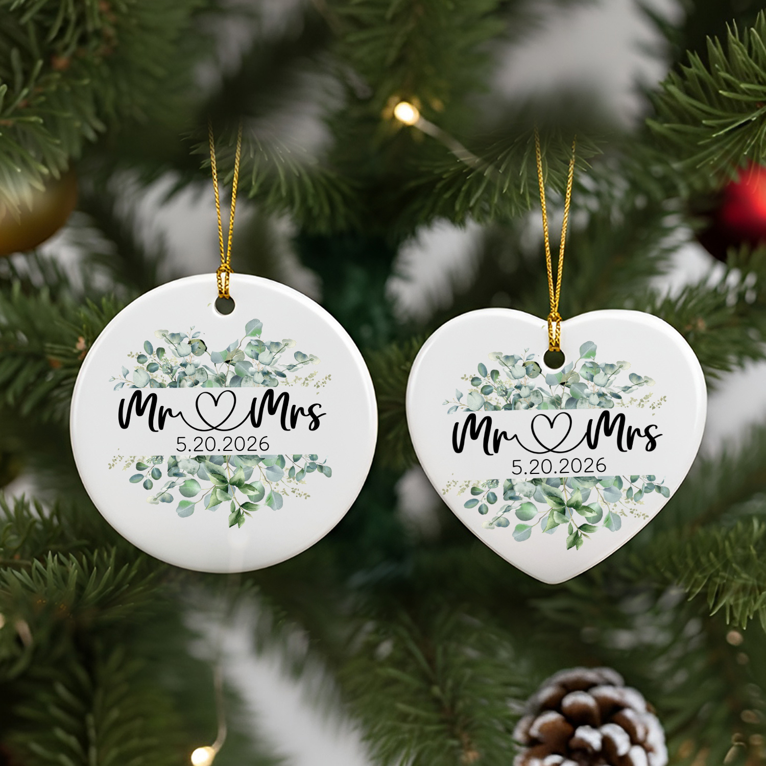 first married christmas ornament
