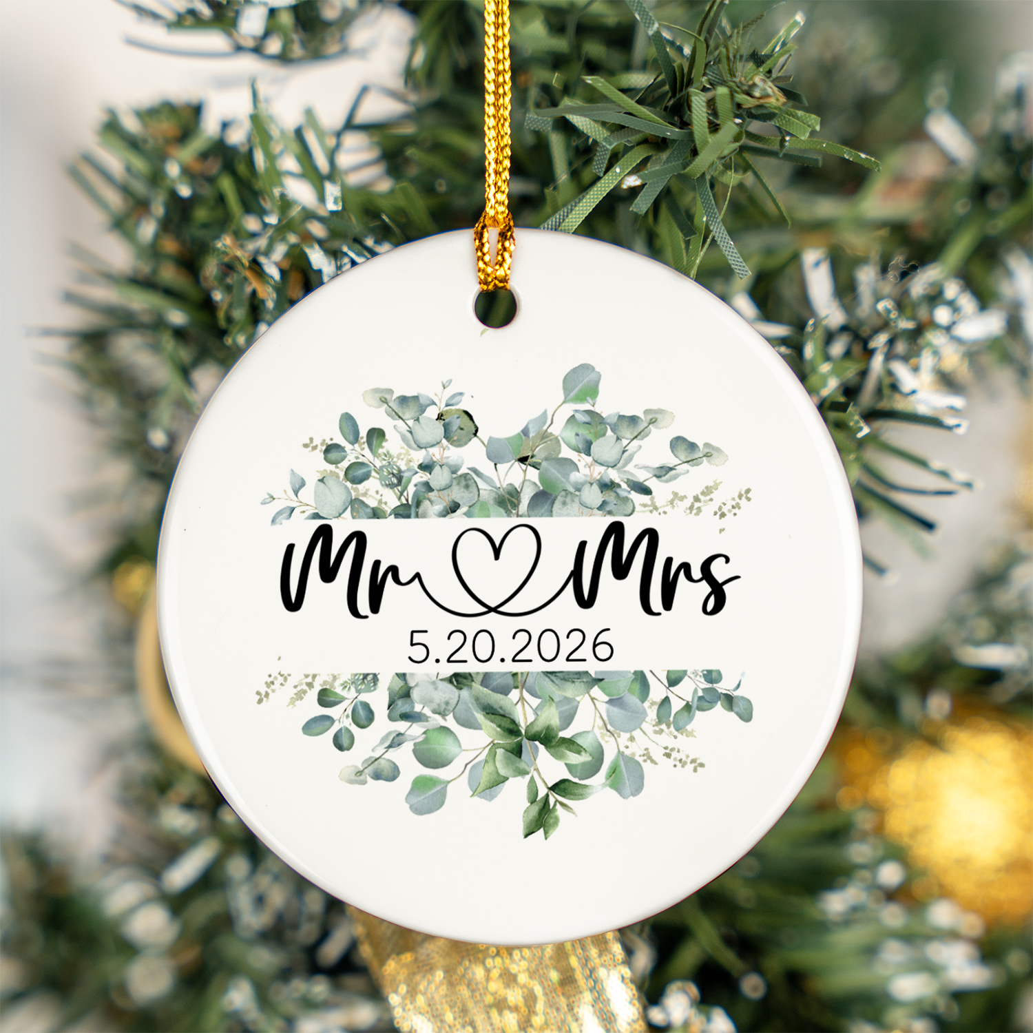 first married christmas ornament