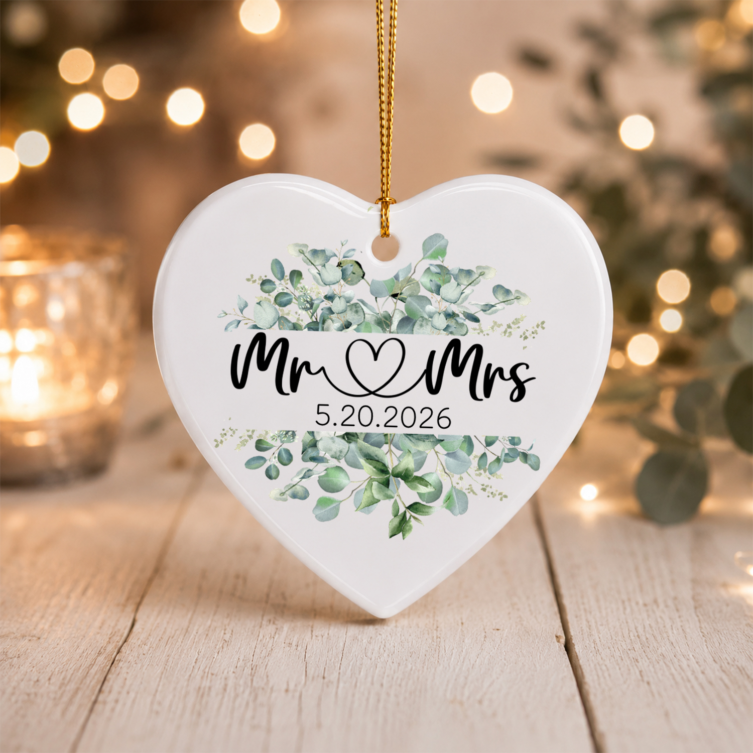 first married christmas ornament
