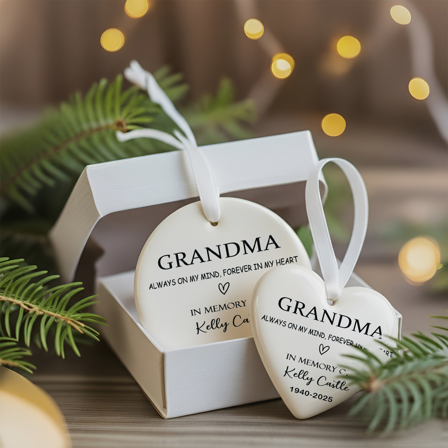 Grandma Memorial Ornament | Family Ornaments - Image 3