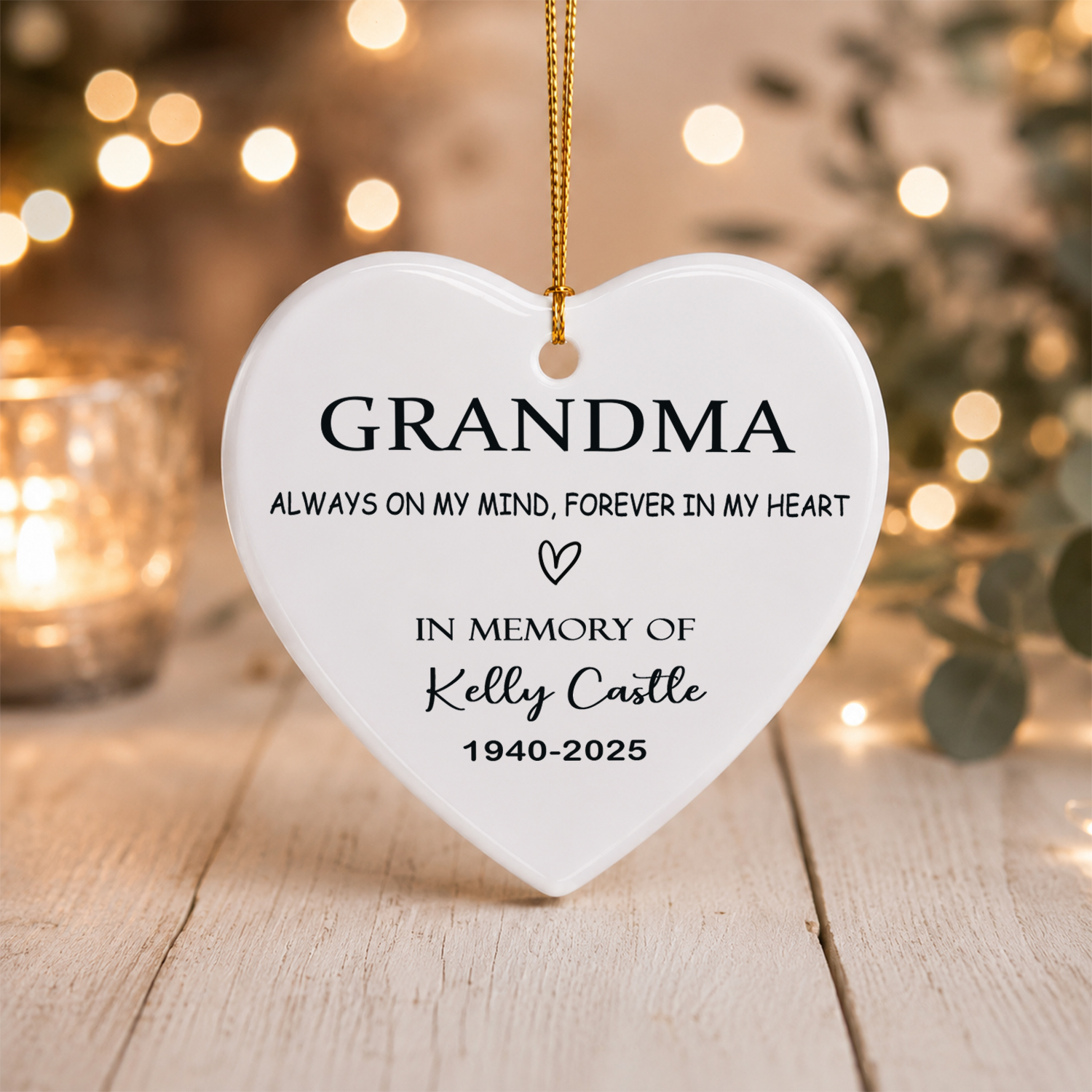 grandma memorial ornament