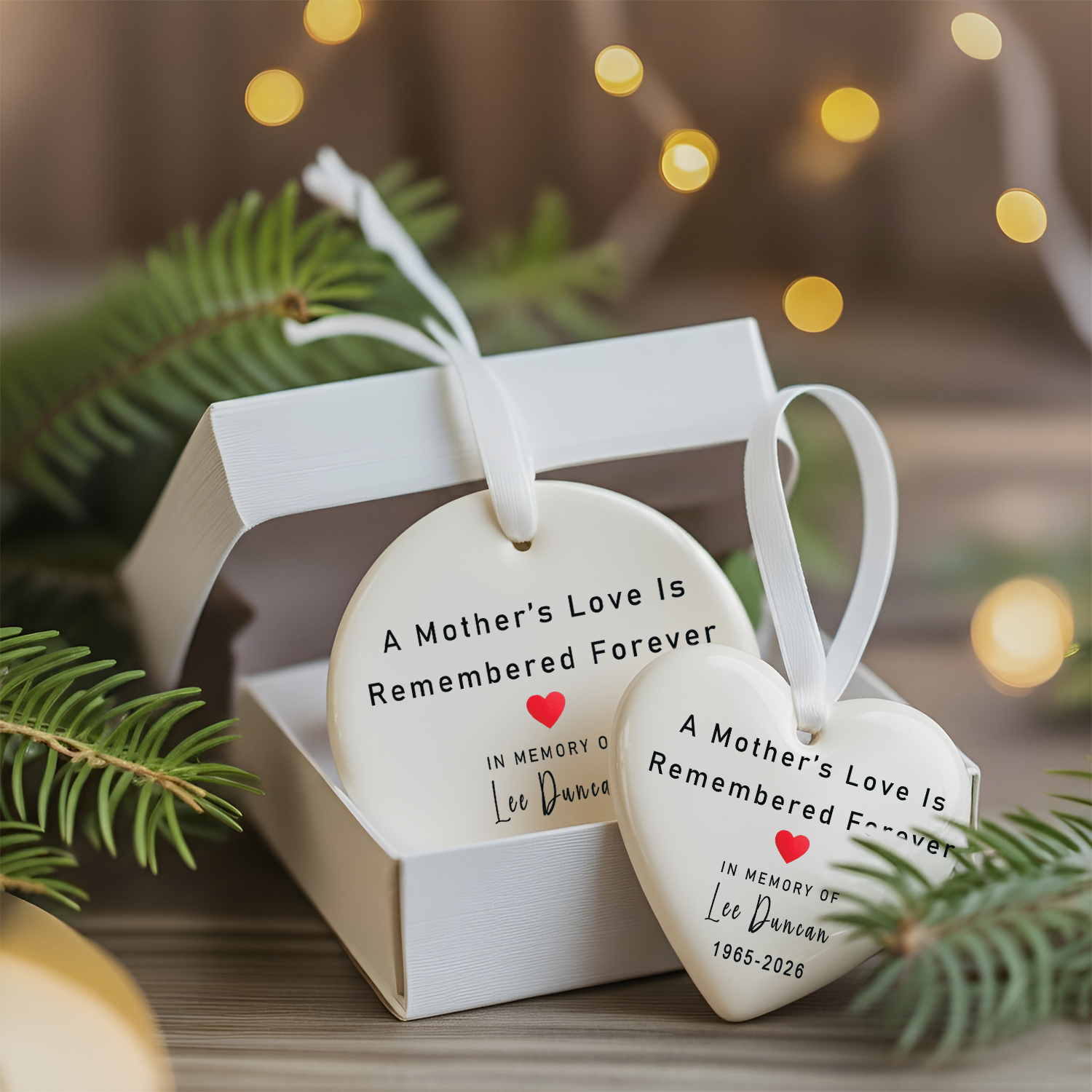 Personalized Mom Memorial Ornament | Best Gifts For Mom - Image 3