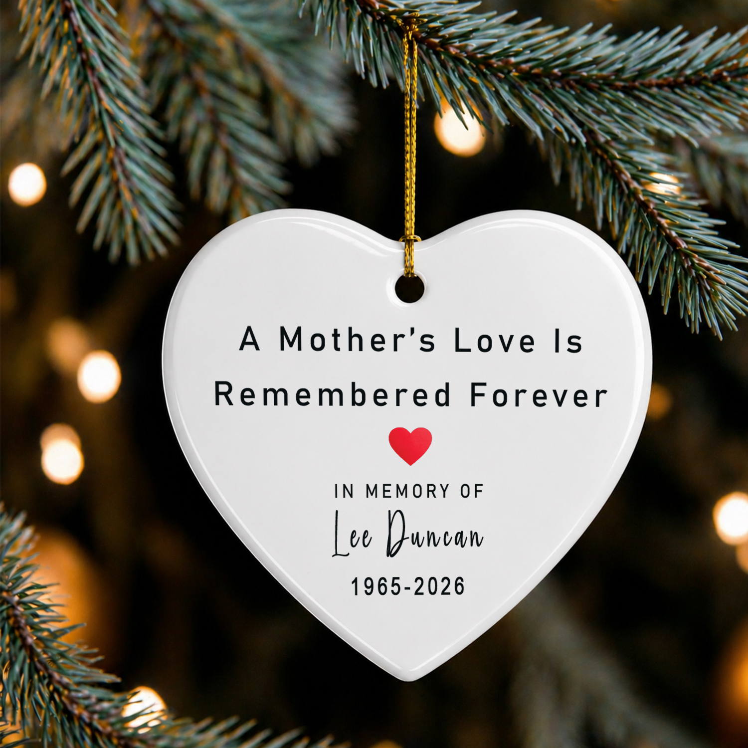 mom memorial ornament