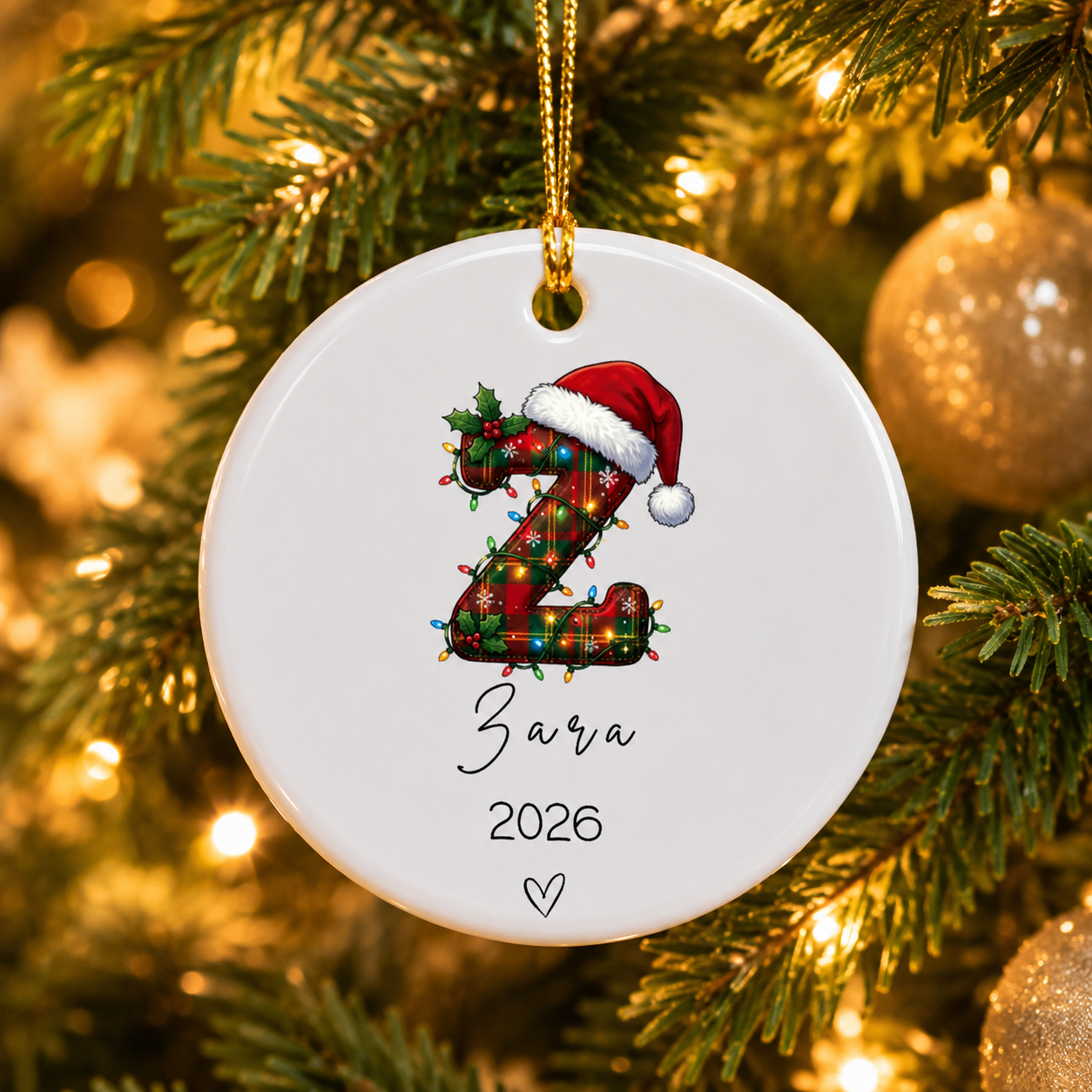personalized baby first christmas ornament